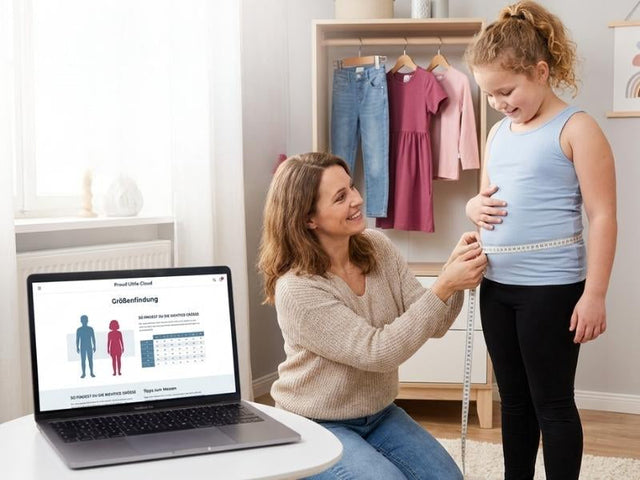 Kindergrößentabelle für kräftige Mädchen, die wirklich passt
