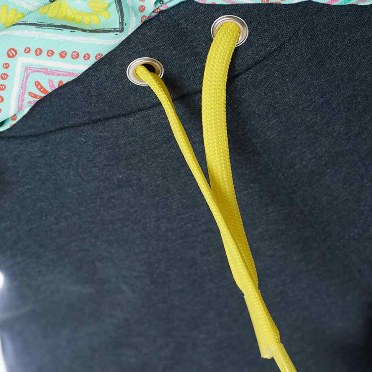 proud little cloud freizeitbuxe kurz melangeblau fuer mollige maedchen detail