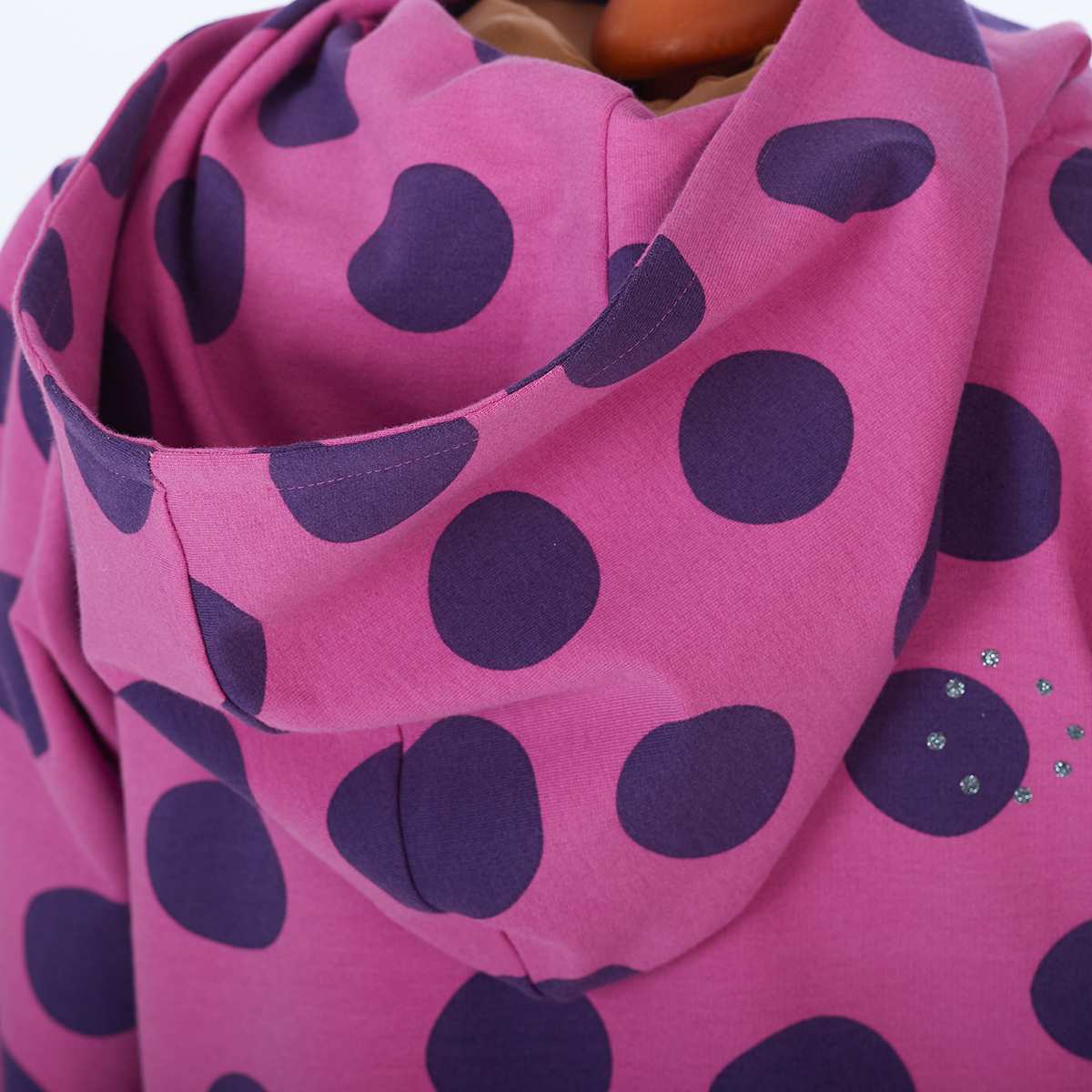 proud little cloud hoodie fuer mollige mädchen circle lines detail1