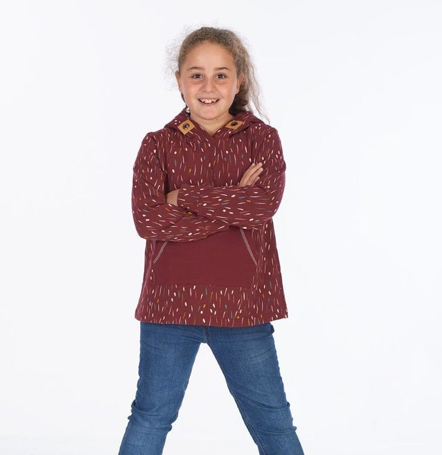 proud little cloud hoodie herbstsaison fuer mollige maedchen vorne