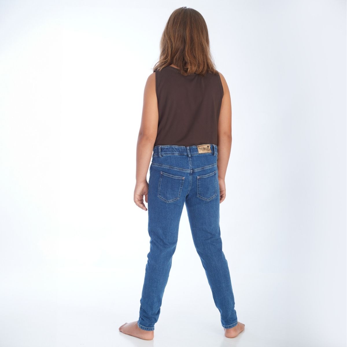 proud little cloud jeans fuer maedchen mit bauch legginglike blau hinten