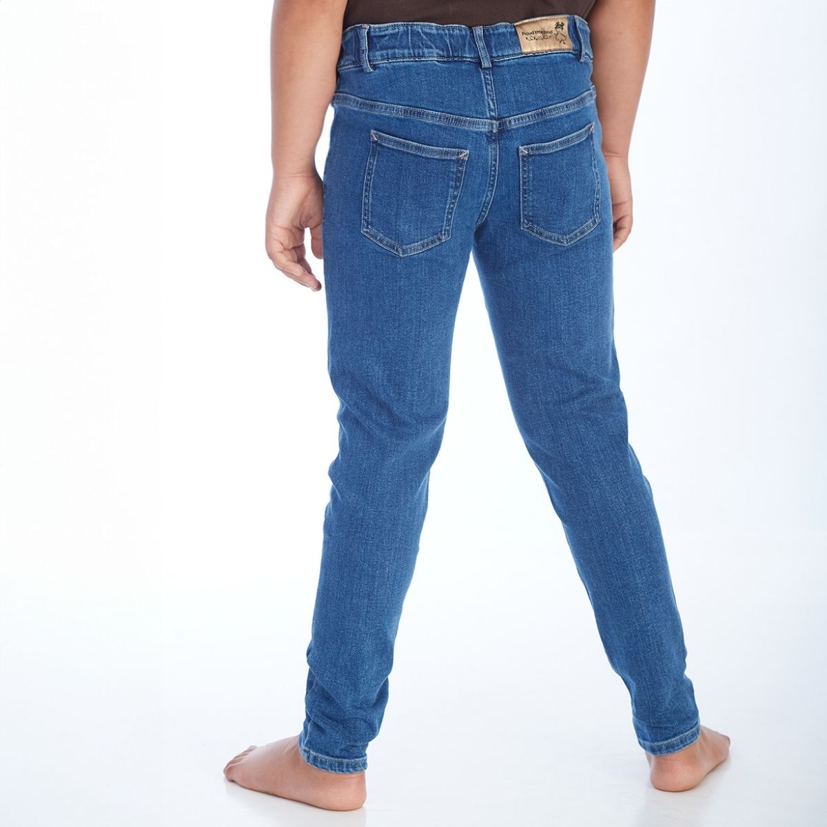proud little cloud jeans fuer maedchen mit bauch legginglike blau hinten2