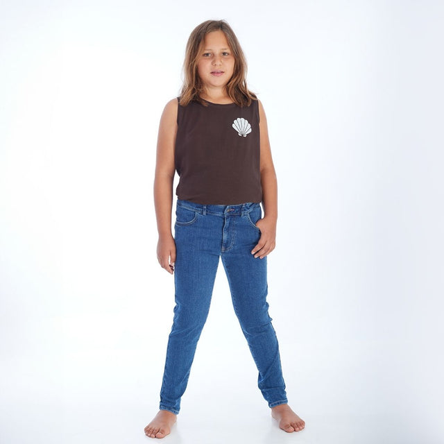 proud little cloud jeans fuer maedchen mit bauch legginglike blau vorne