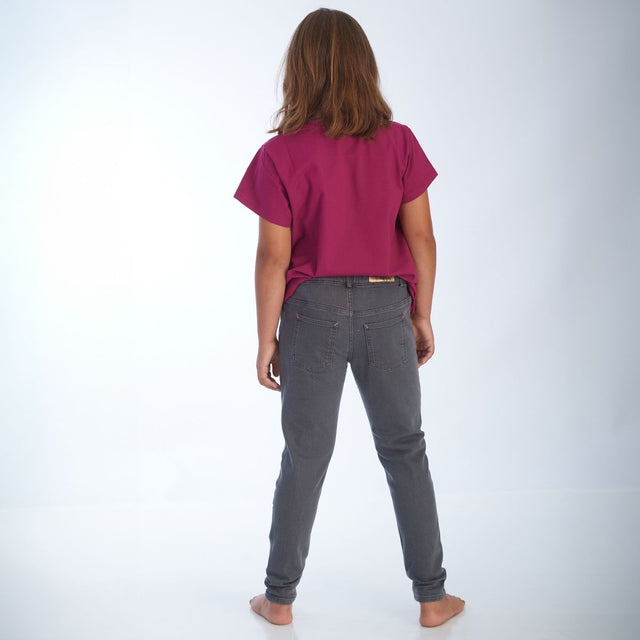 proud little cloud jeans fuer maedchen mit bauch legginglike grey hinten