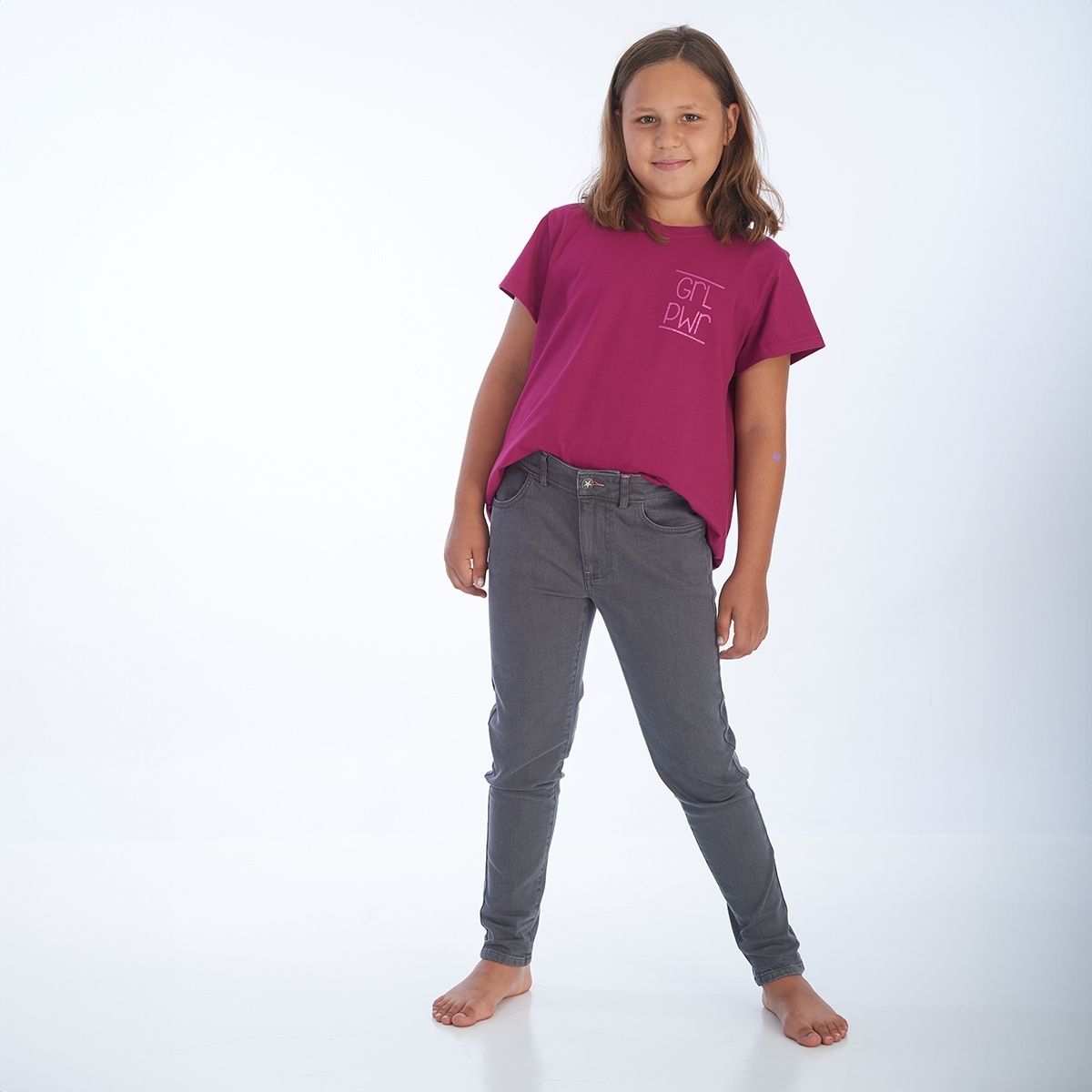 proud little cloud jeans fuer maedchen mit bauch legginglike grey vorne