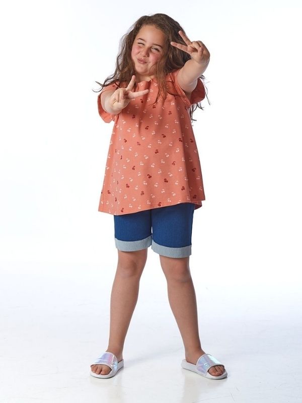 proud little cloud jeans shorts mittelblau vorne2