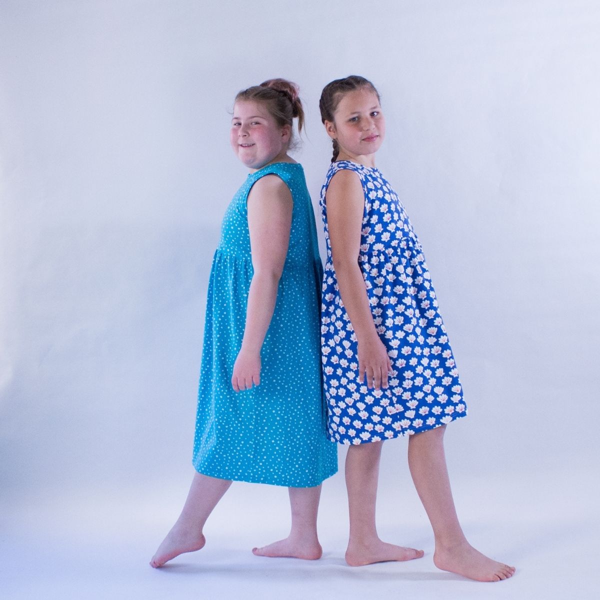 proud little cloud kleid fuer mollige mädchen sommerkleid ärmellos