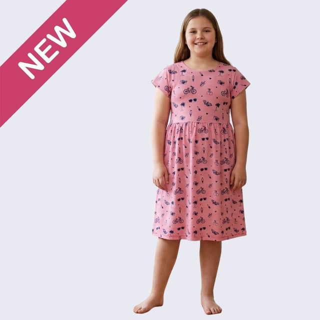 Sommerkleid mit Flügelärmeln