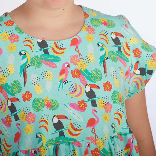 proud little cloud kleid tropicana fuer mollige maedchen detail