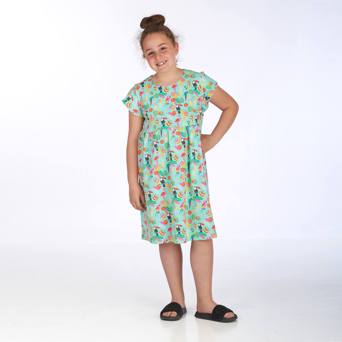 proud little cloud kleid tropicana fuer mollige maedchen vorne
