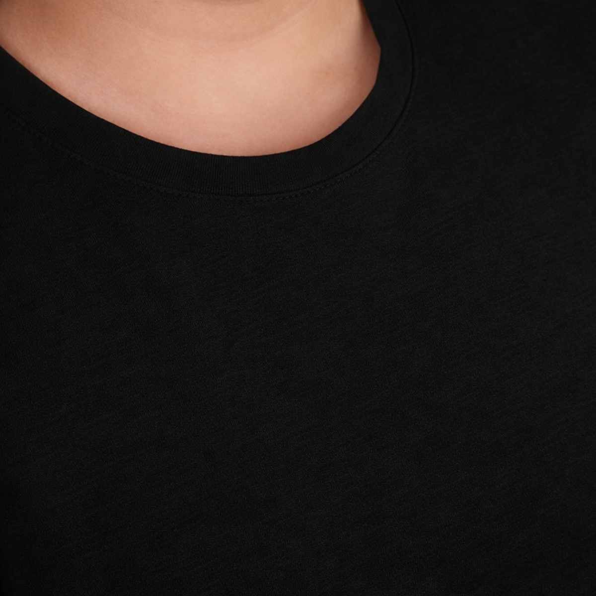 langarmshirt uni schwarz fuer mollige maedchen