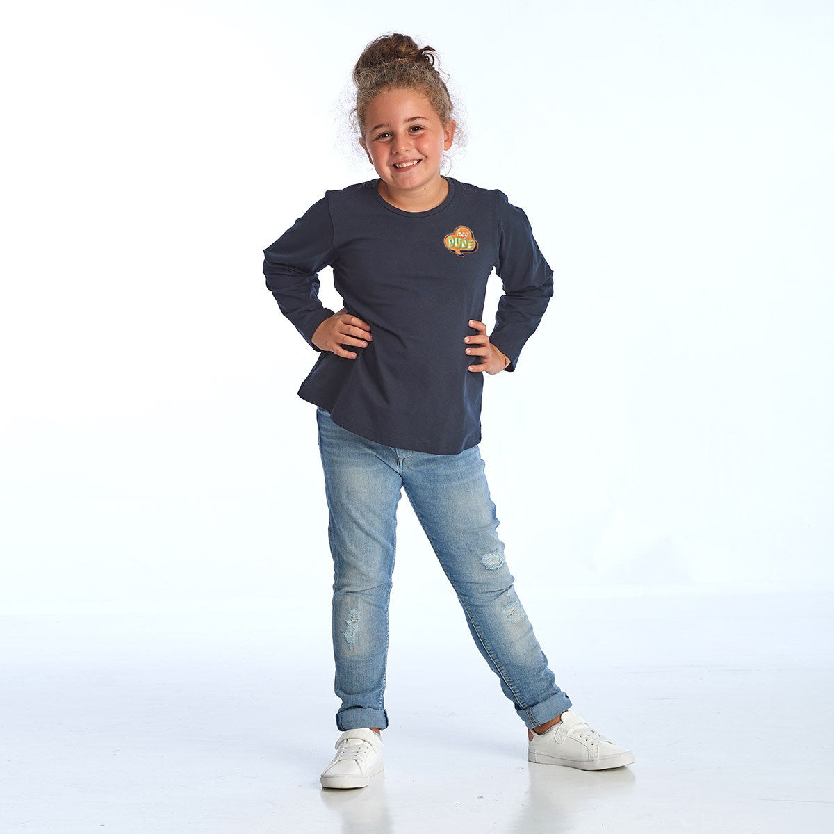 proud little cloud longsleeve HeyDude fuer mollige Maedchen vorne