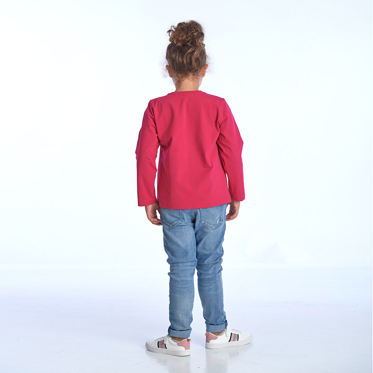 proud little cloud longsleeve fuchsia hinten