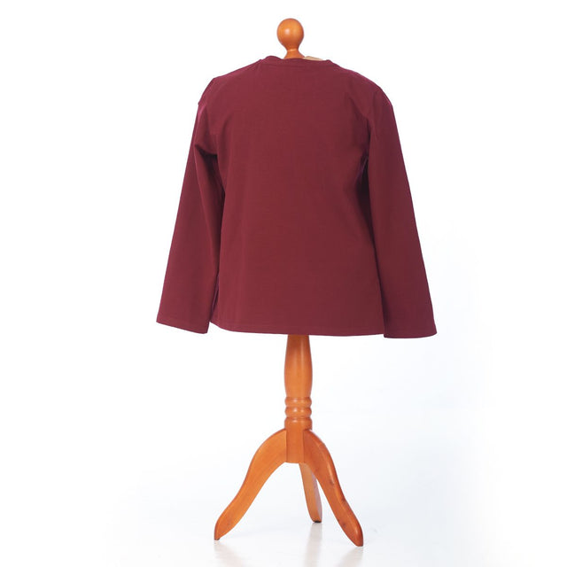 proud little cloud longsleeve fuer mollige mädchen mandala hinten