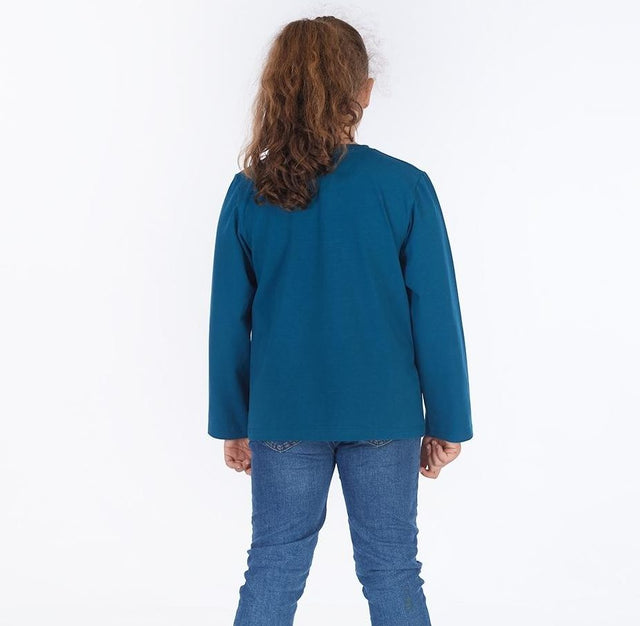 proud little cloud longsleeve fuer mollige mädchen yeah hinten