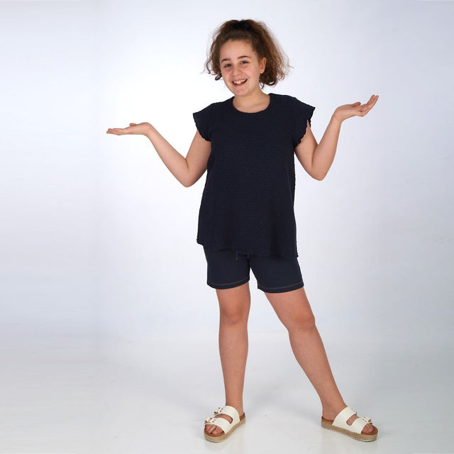 proud little cloud musselinbluse meeresbrise fuer mollige maedchen vorne