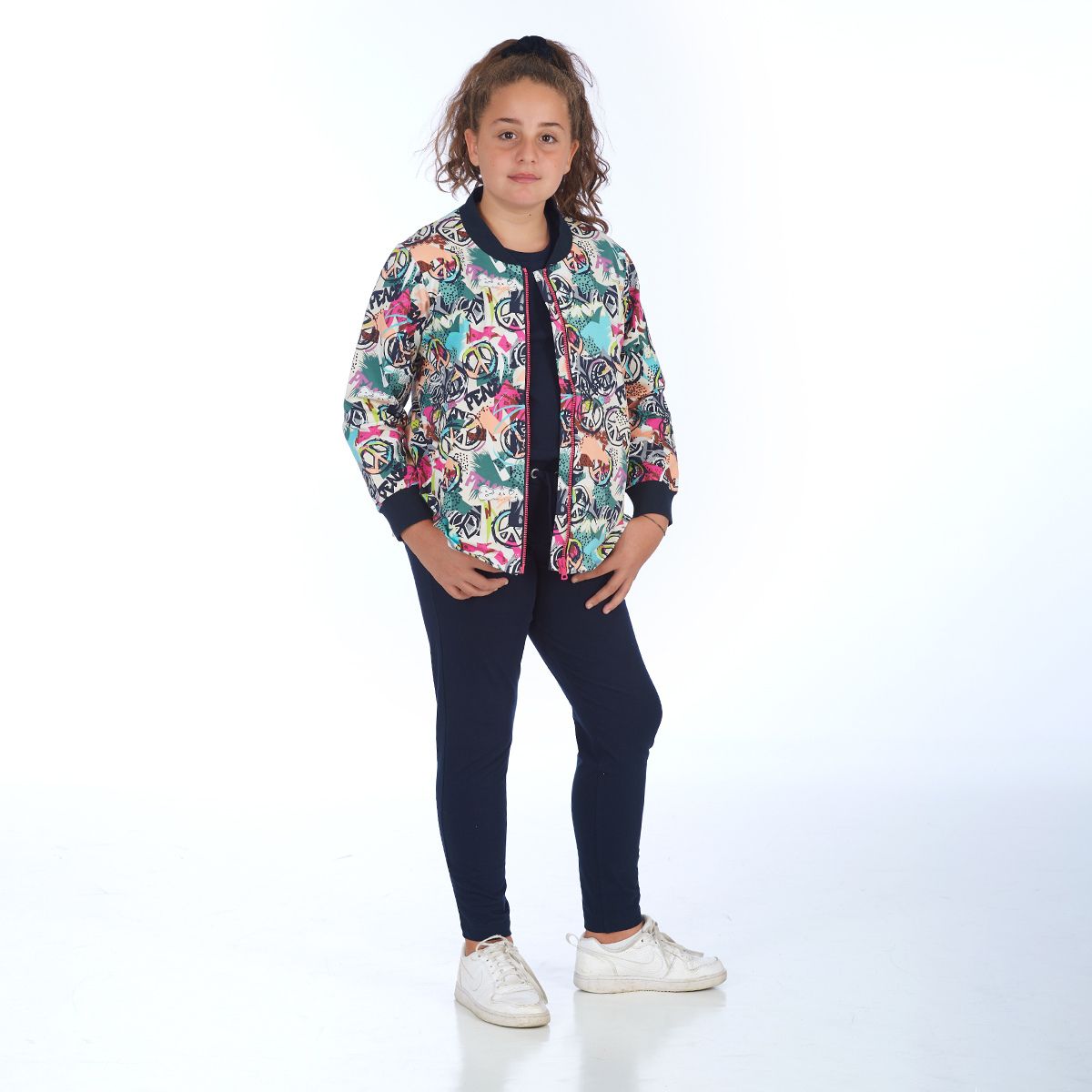 proud little cloud sweatjacke peacepower fuer mollige maedchen vorne2
