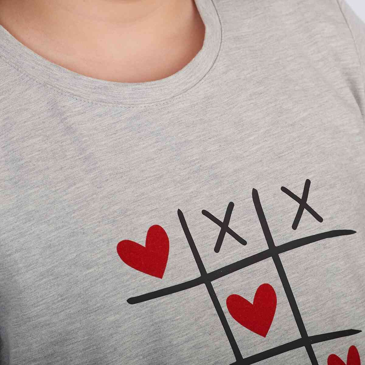 proud little cloud t-shirt herz gewinnt fuer mollige maedchen detail