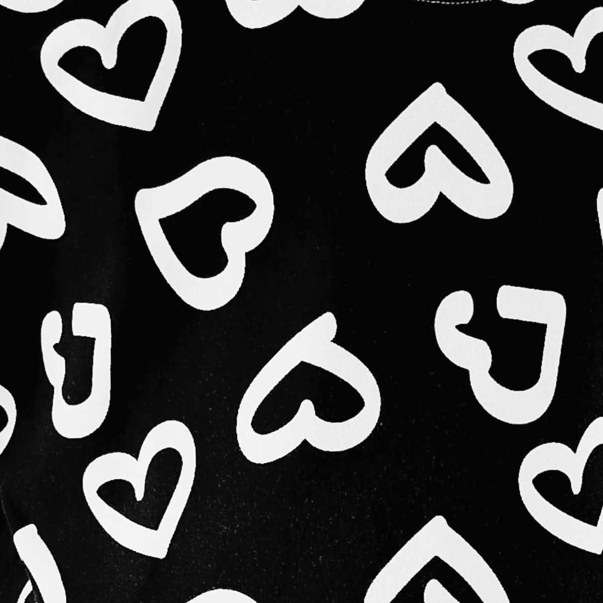 proud little cloud tshirt blacknwhite fuer mollige maedchen detail