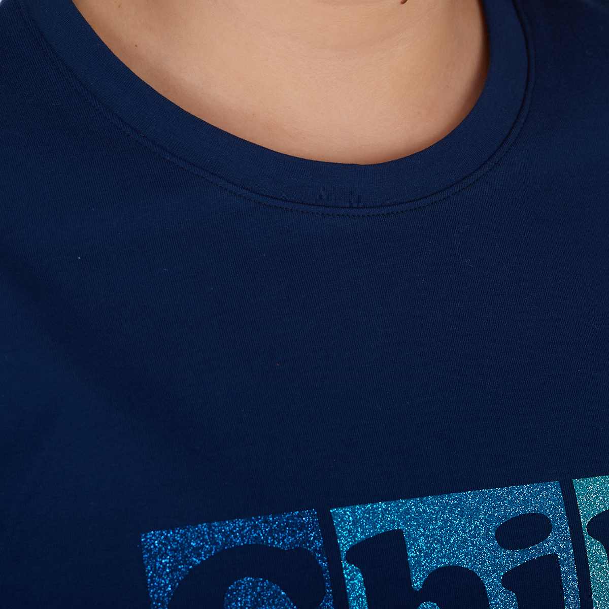 proud little cloud tshirt chilldeinebase blau fuer mollige maedchen detail2