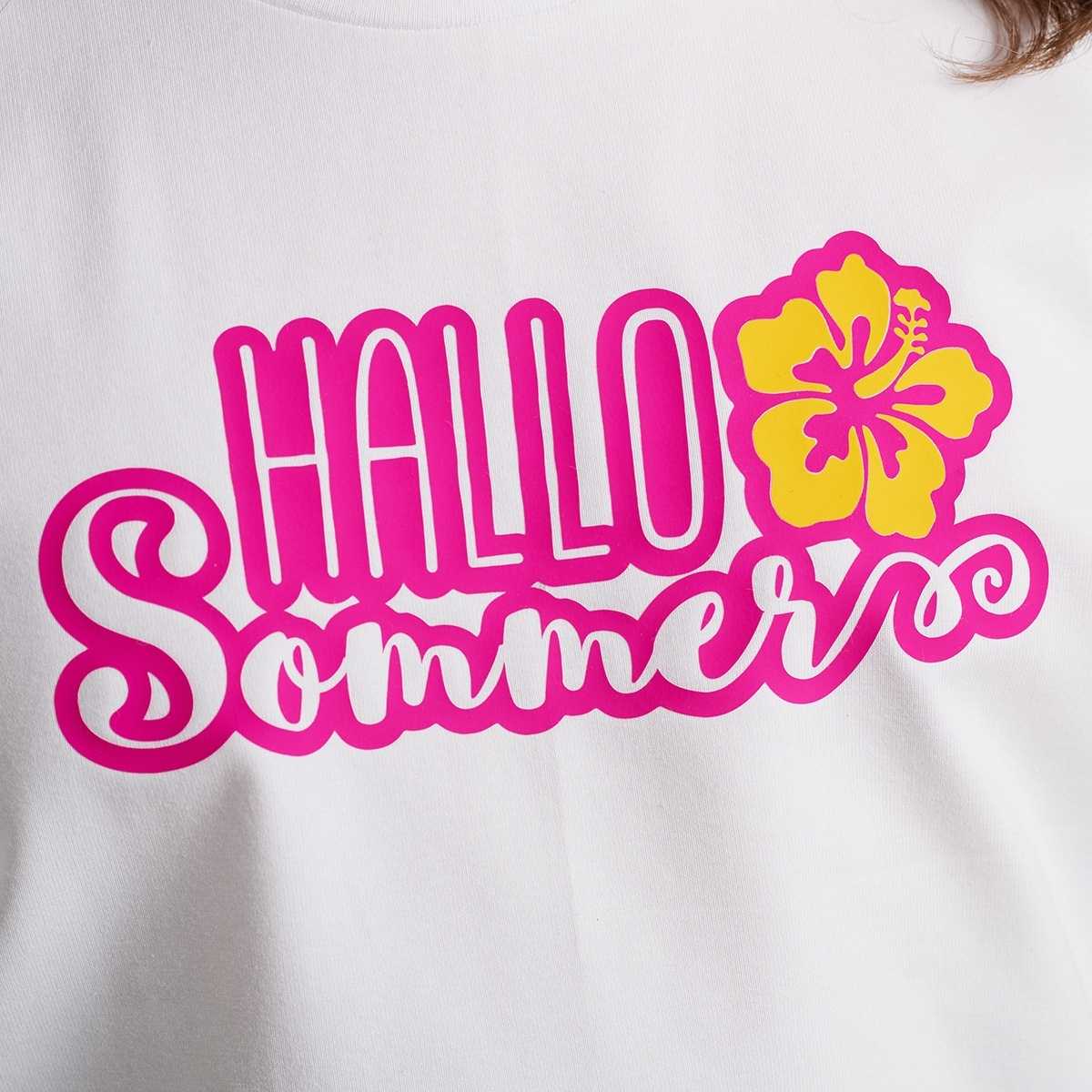 proud little cloud tshirt hallo sommer detail fuer mollige maedchen kleidergroesse 116 bis 158