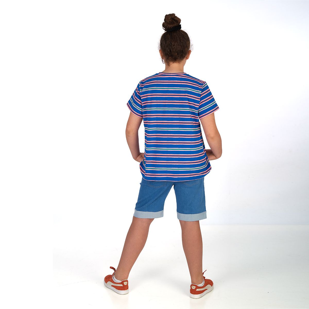 proud little cloud tshirt streifenzauber fuer mollige maedchen hinten