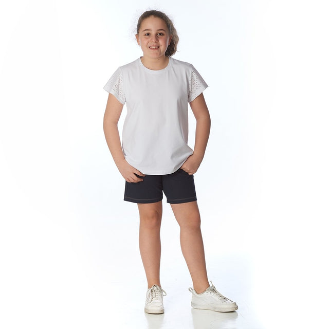 proud little cloud tshirt weiß broderie fuer mollige maedchen hinten