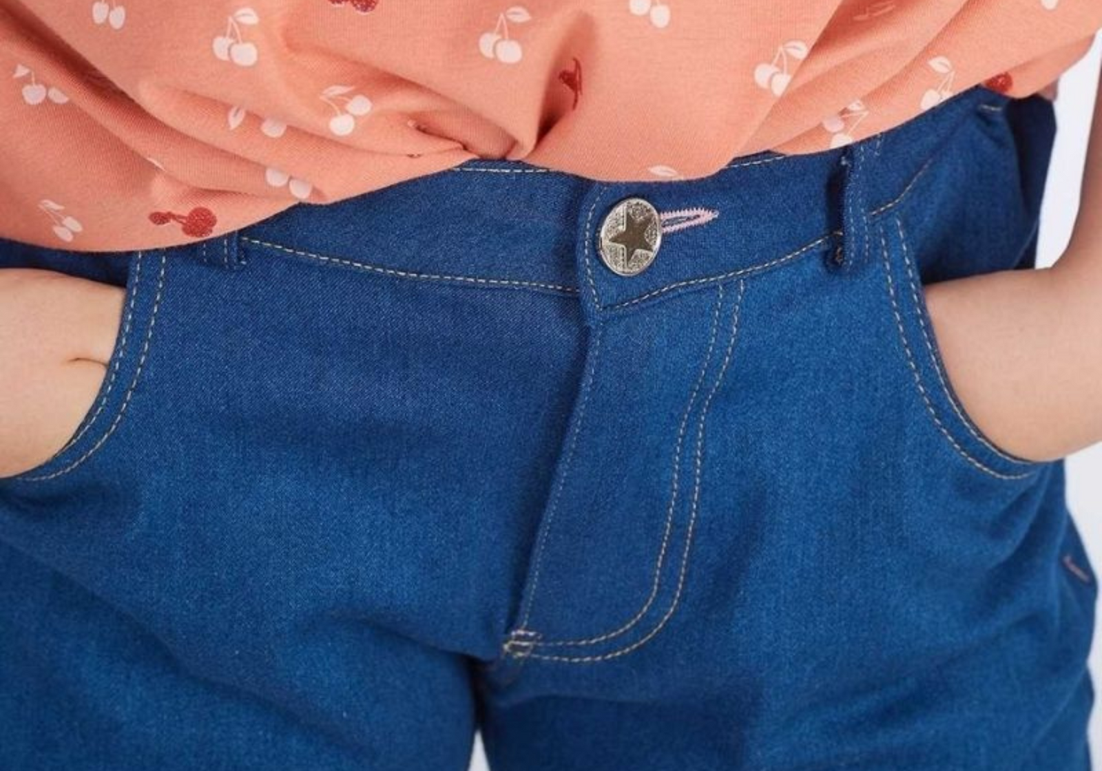 Jeans für Mädchen mit Bauch