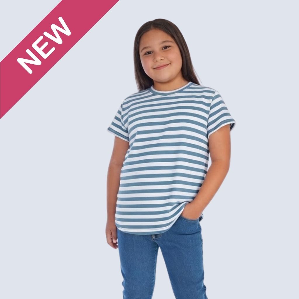 Streifen-T-Shirt French Terry