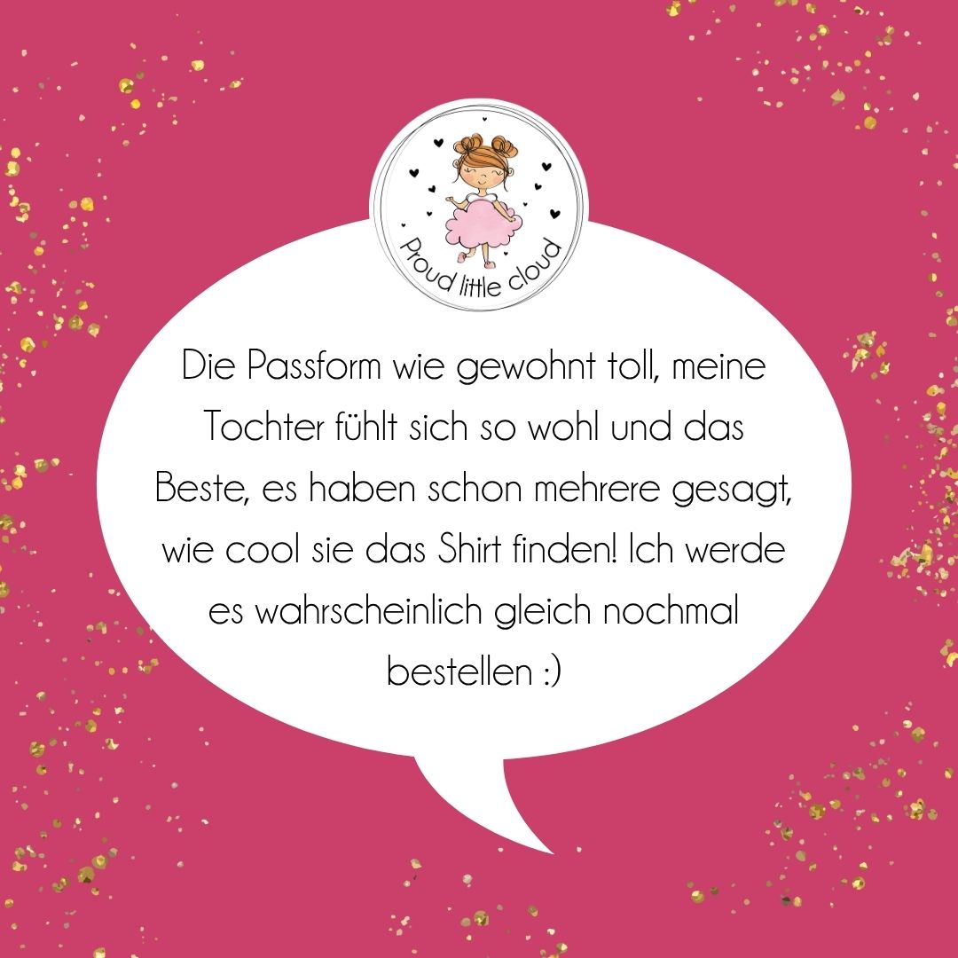 Proud little cloud – fuer Maedchen, die wissen, was sie wert sind