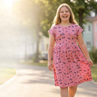 Sommerkleid mit Flügelärmeln