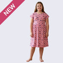 Sommerkleid mit Flügelärmeln