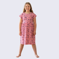 Sommerkleid mit Flügelärmeln