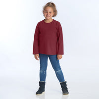 proud little cloud longsleeve uni bordeaux vorne