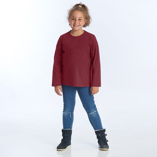 proud little cloud longsleeve uni bordeaux vorne