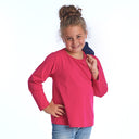 proud little cloud longsleeve fuchsia