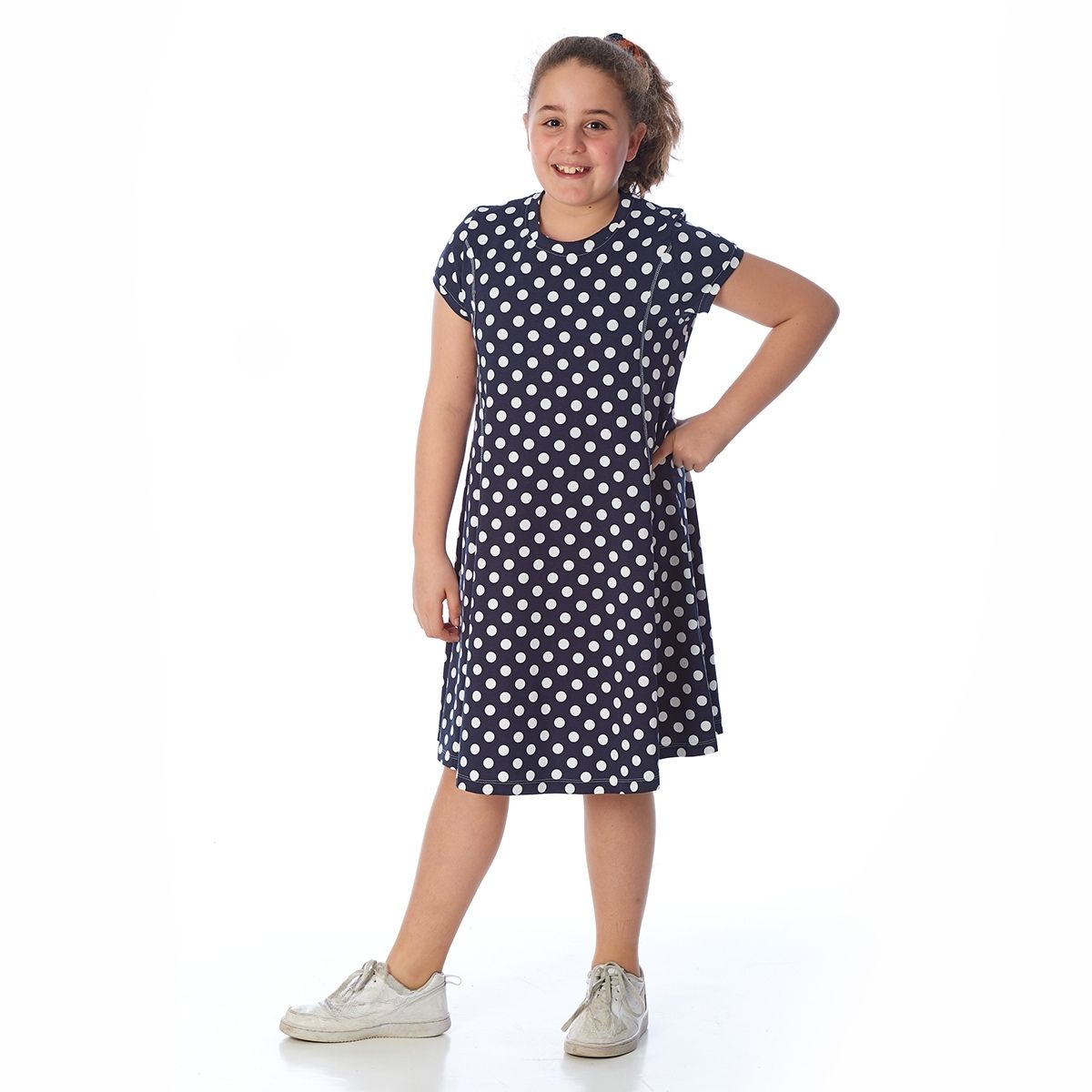 proud little cloud sommerkleid fraeulein puenktchen fuer mollige maedchen vorne