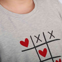 proud little cloud t-shirt herz gewinnt fuer mollige maedchen detail