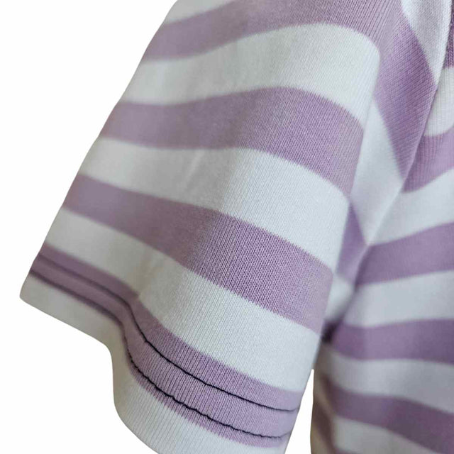 French-Terry-Streifen-T-Shirt