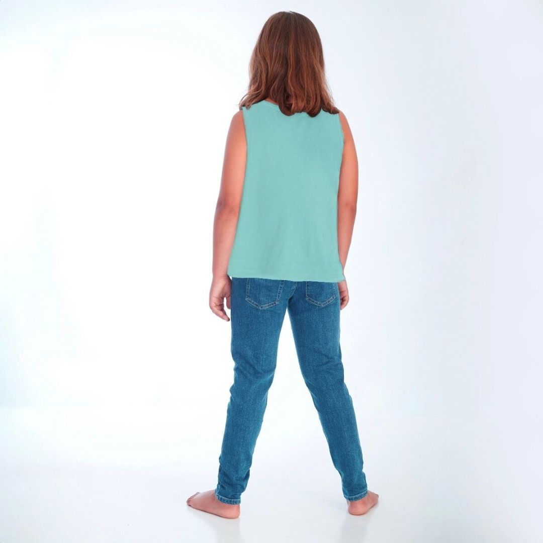 Basic-Top aqua sky