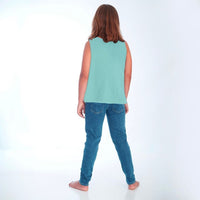 Basic-Top aqua sky