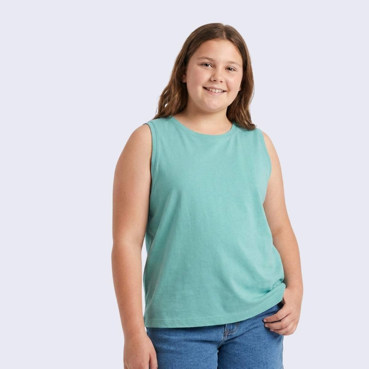 Basic-Top aqua sky
