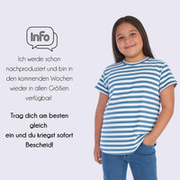 French-Terry-Streifen-T-Shirt