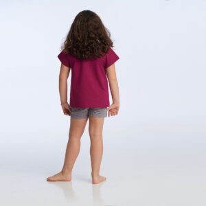 proud little cloud tshirt girlpower hinten fuer mollige maedchen kleidergroesse 116 bis 158